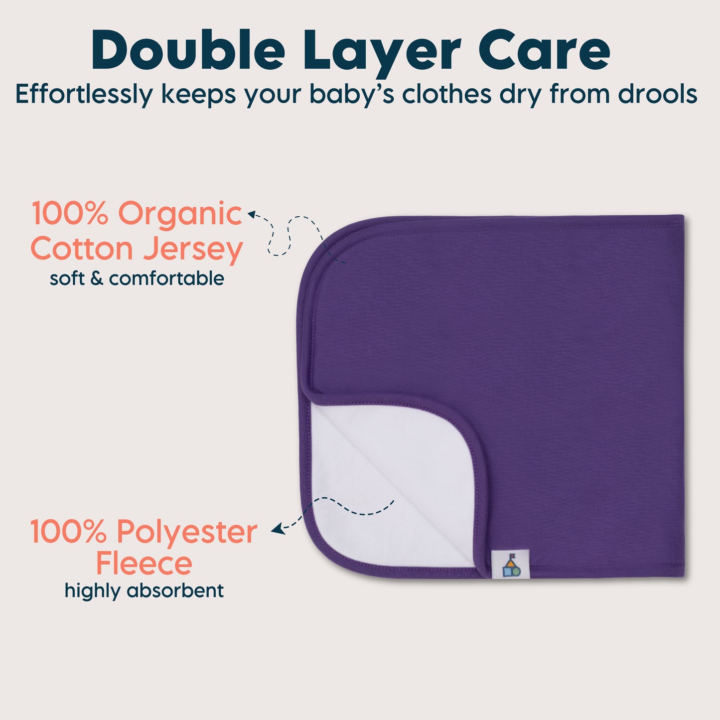 Organic Cotton Burp Cloths