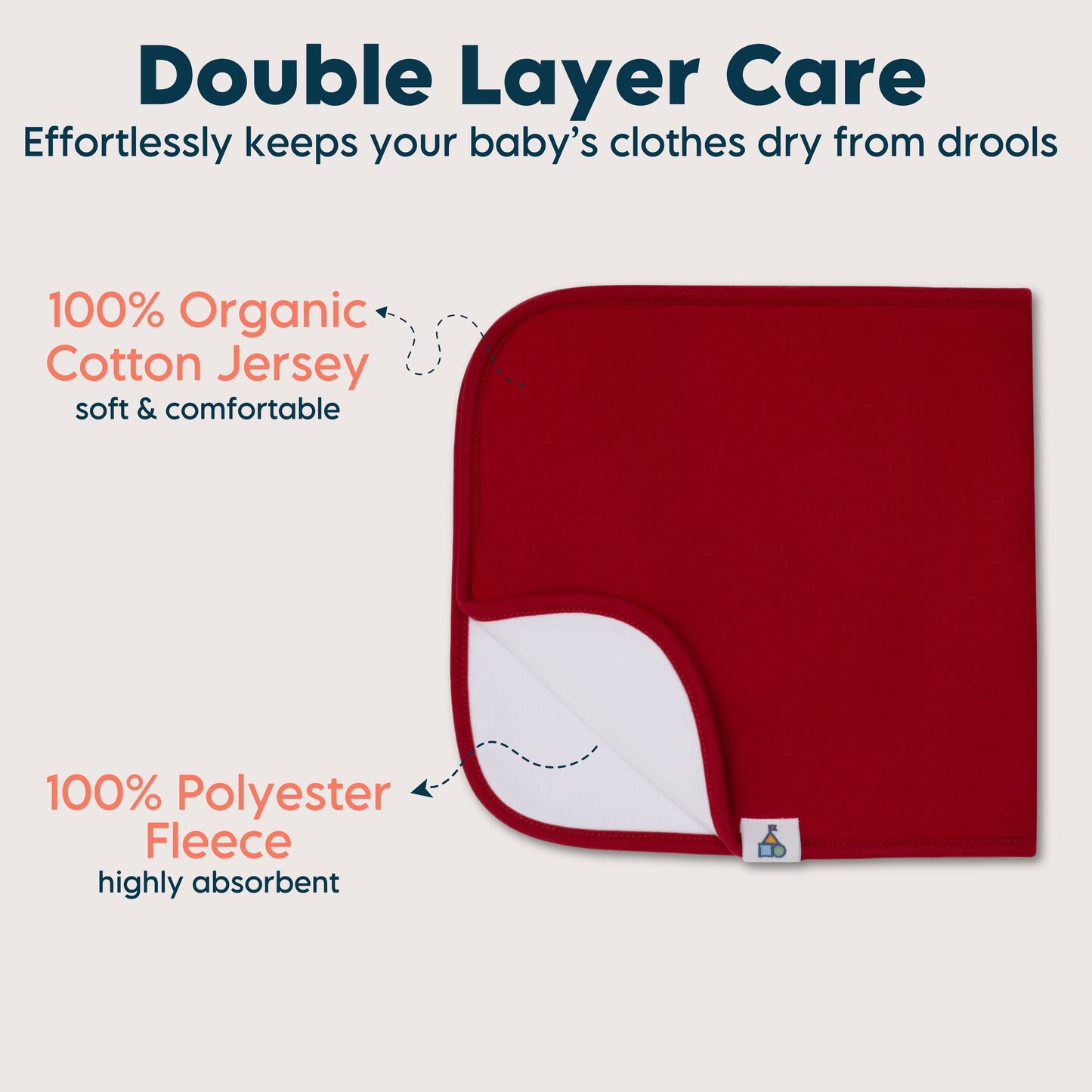 Organic Cotton Burp Cloths