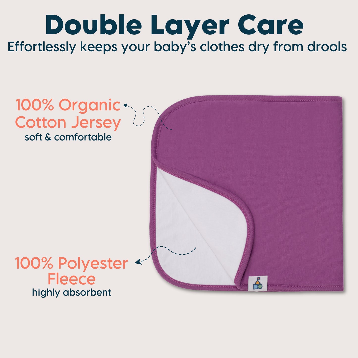 Organic Cotton Burp Cloths
