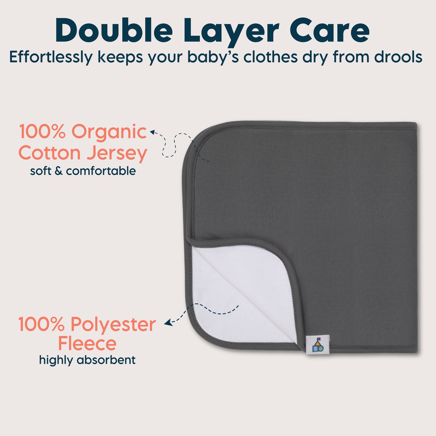 Organic Cotton Burp Cloths