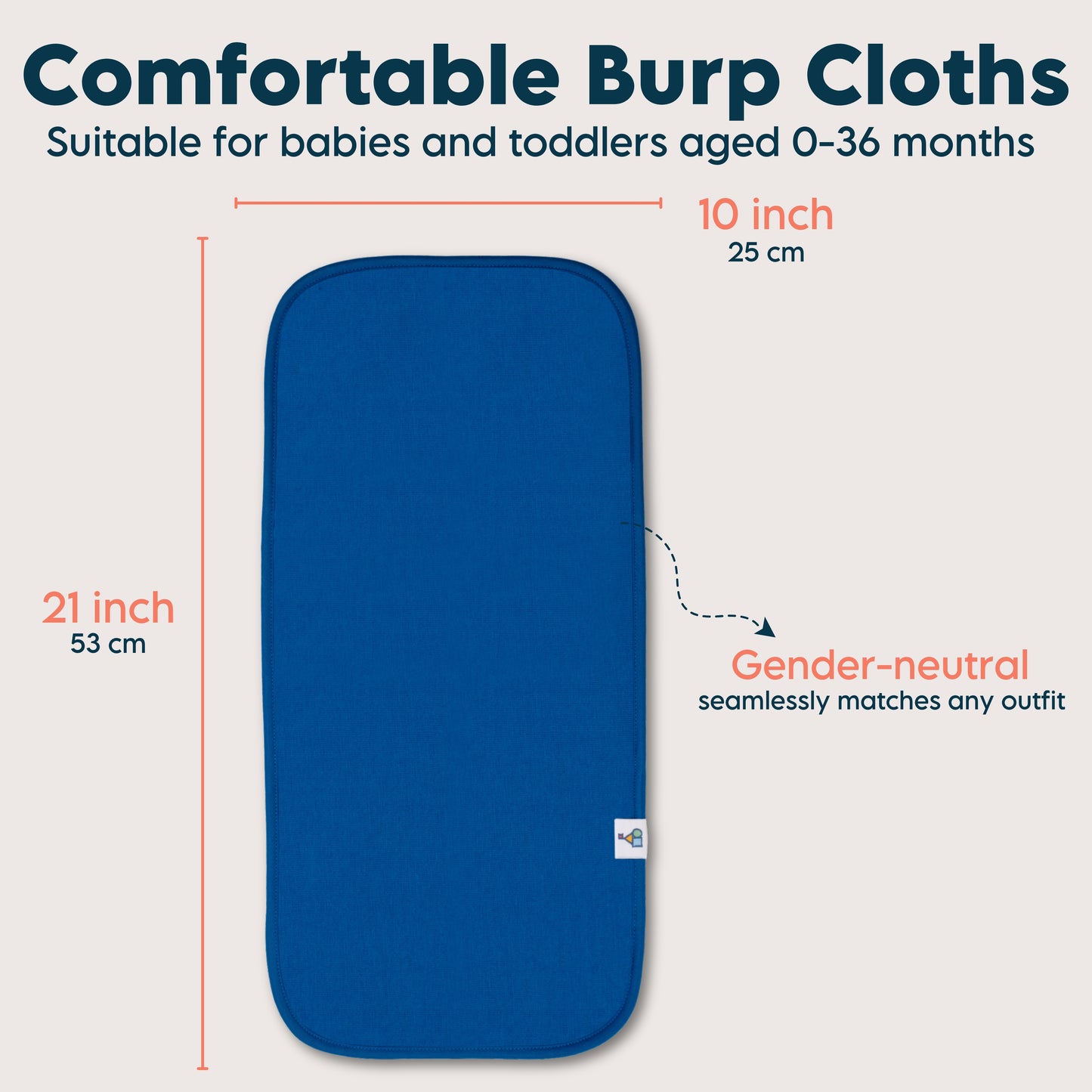 Organic Cotton Burp Cloths
