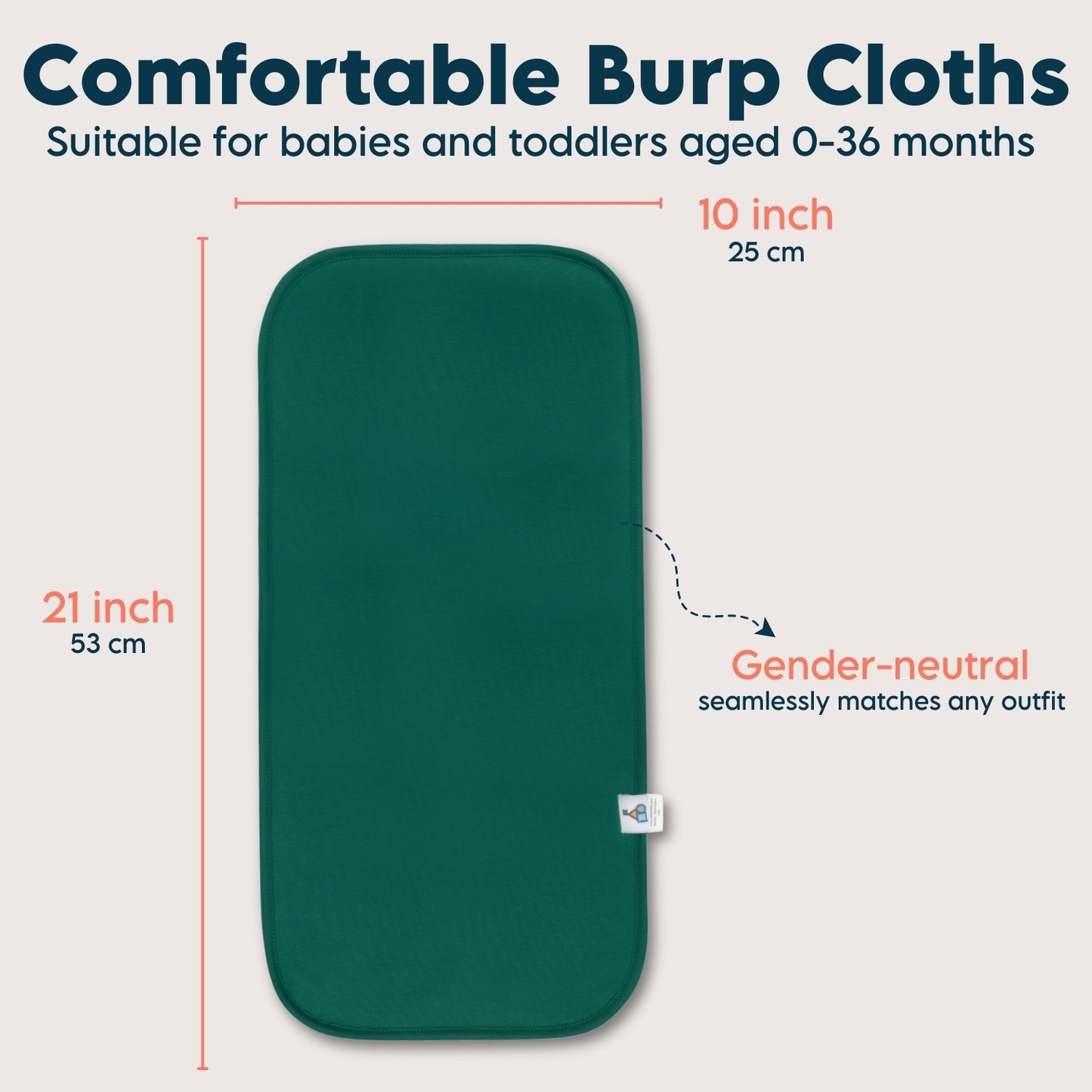 Organic Cotton Burp Cloths