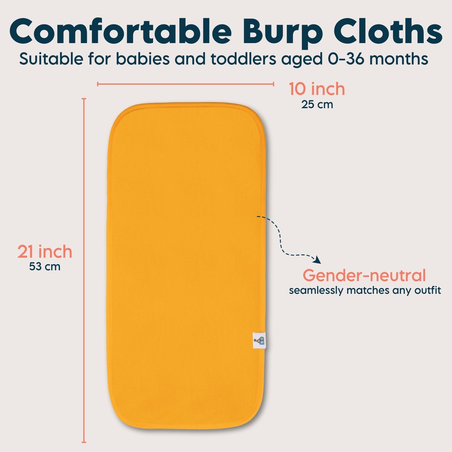 Organic Cotton Burp Cloths