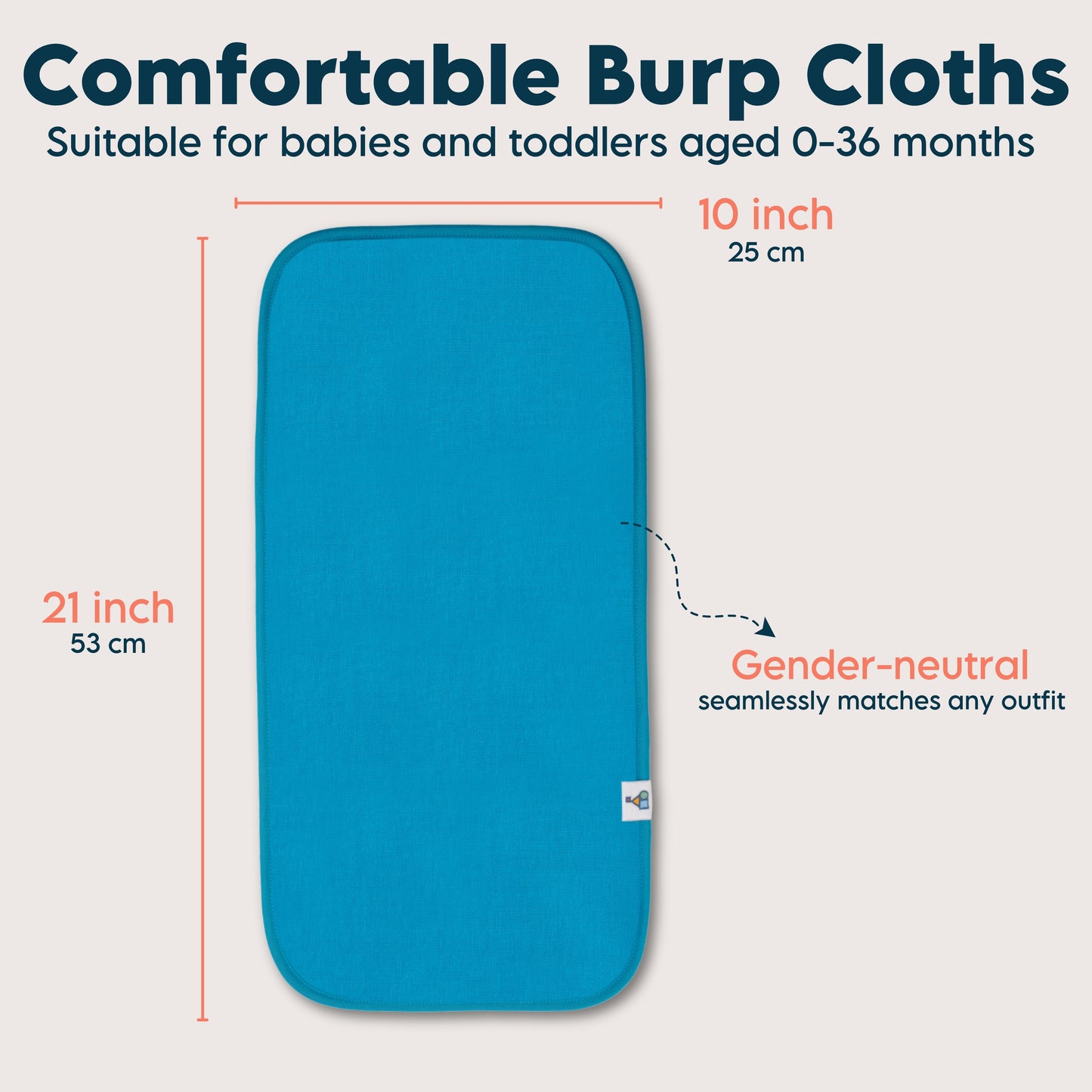 Organic Cotton Burp Cloths