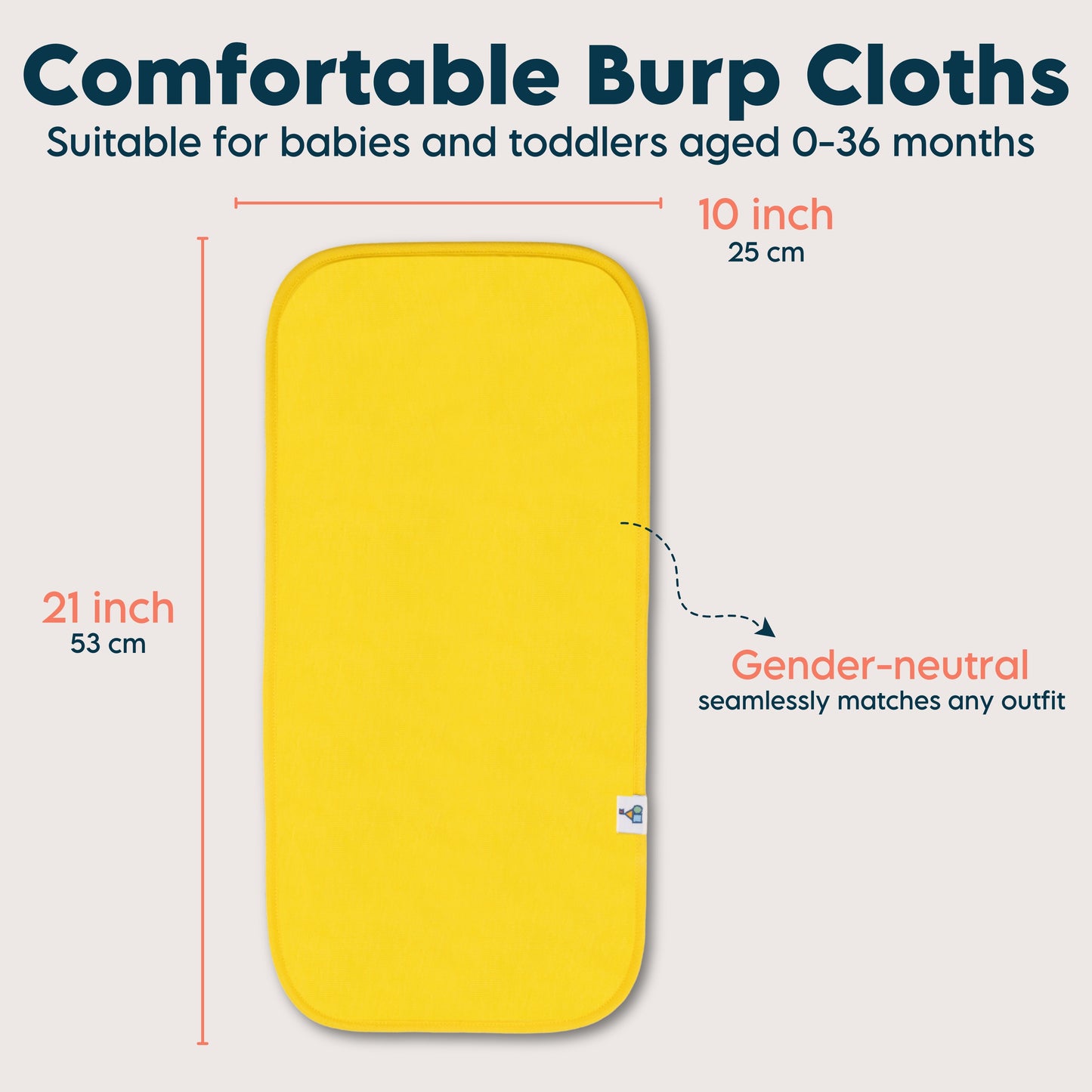 Organic Cotton Burp Cloths
