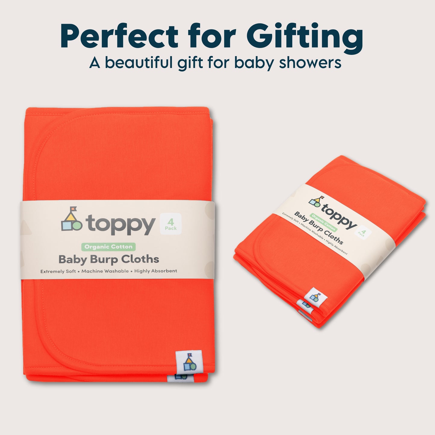 Organic Cotton Burp Cloths