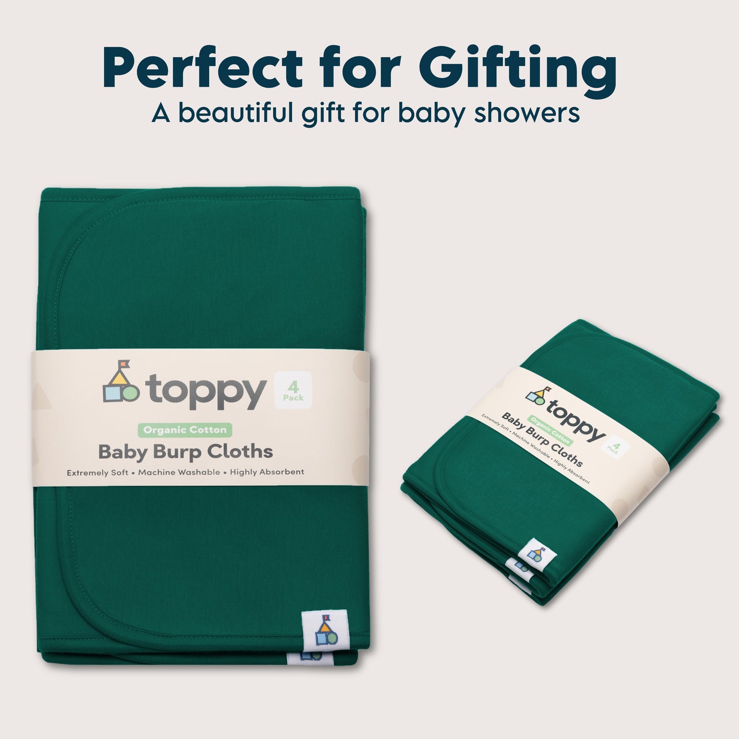 Organic Cotton Burp Cloths