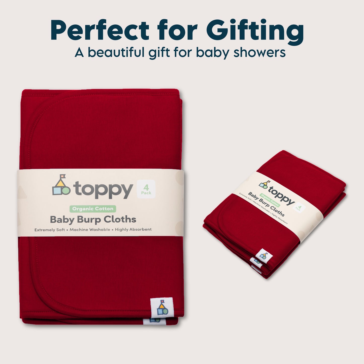Organic Cotton Burp Cloths