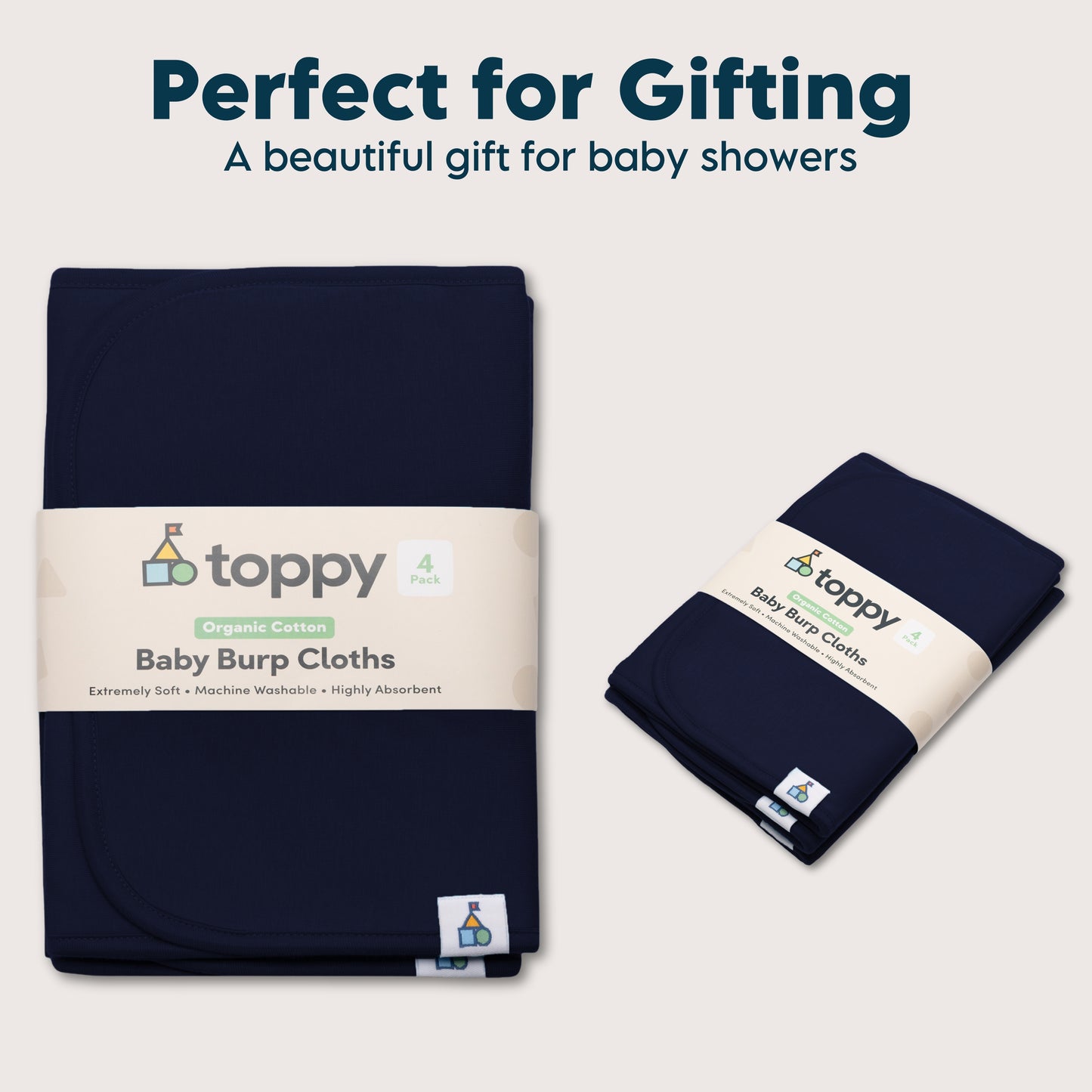 Organic Cotton Burp Cloths