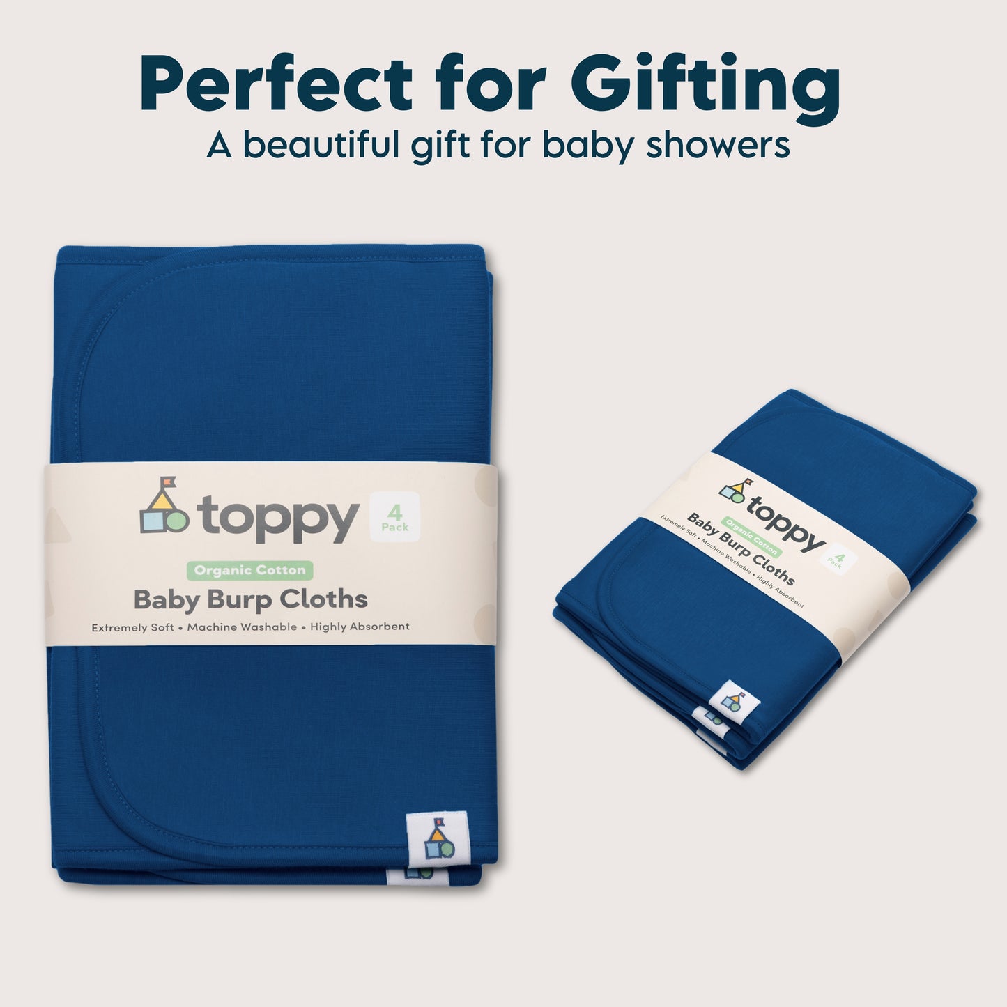 Organic Cotton Burp Cloths