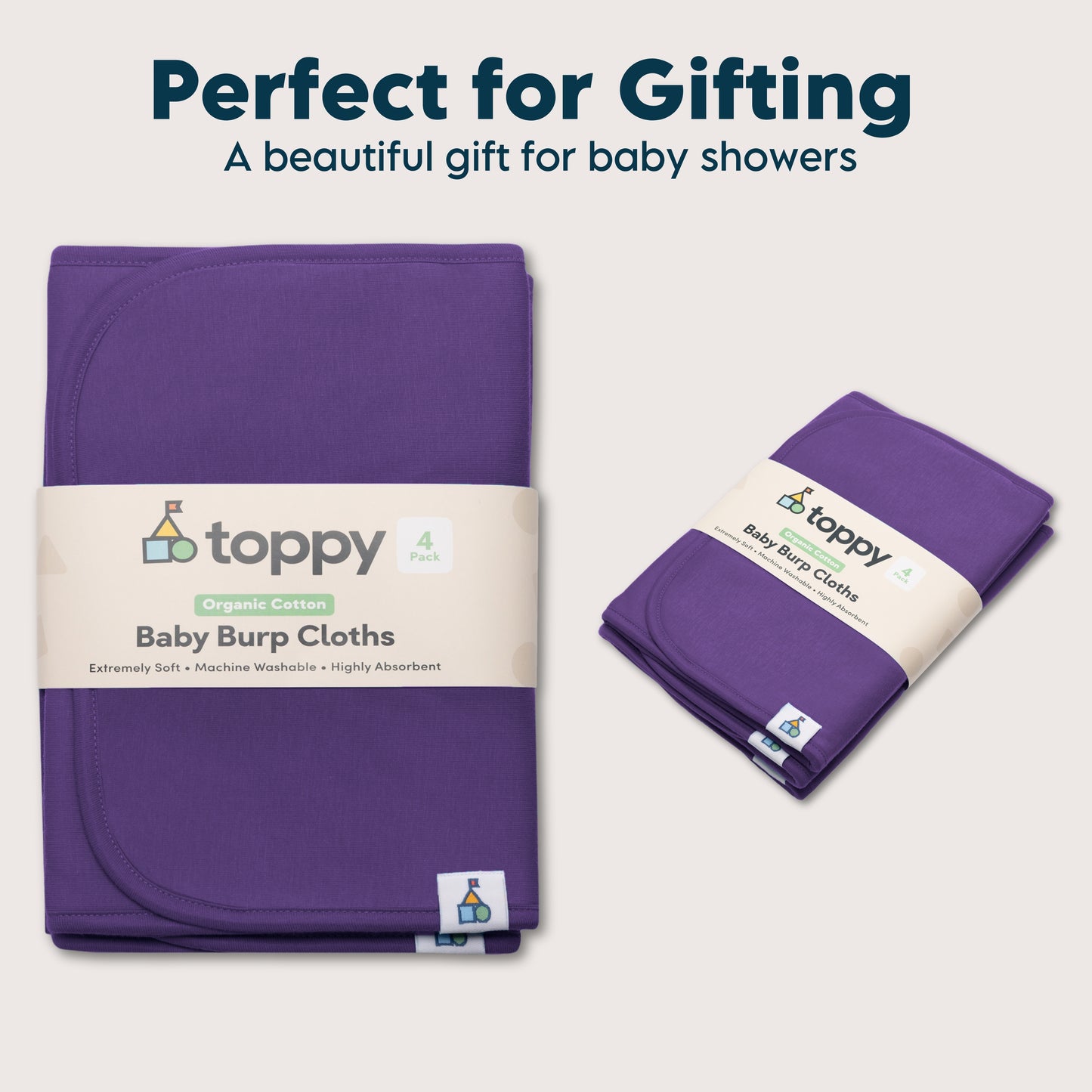 Organic Cotton Burp Cloths