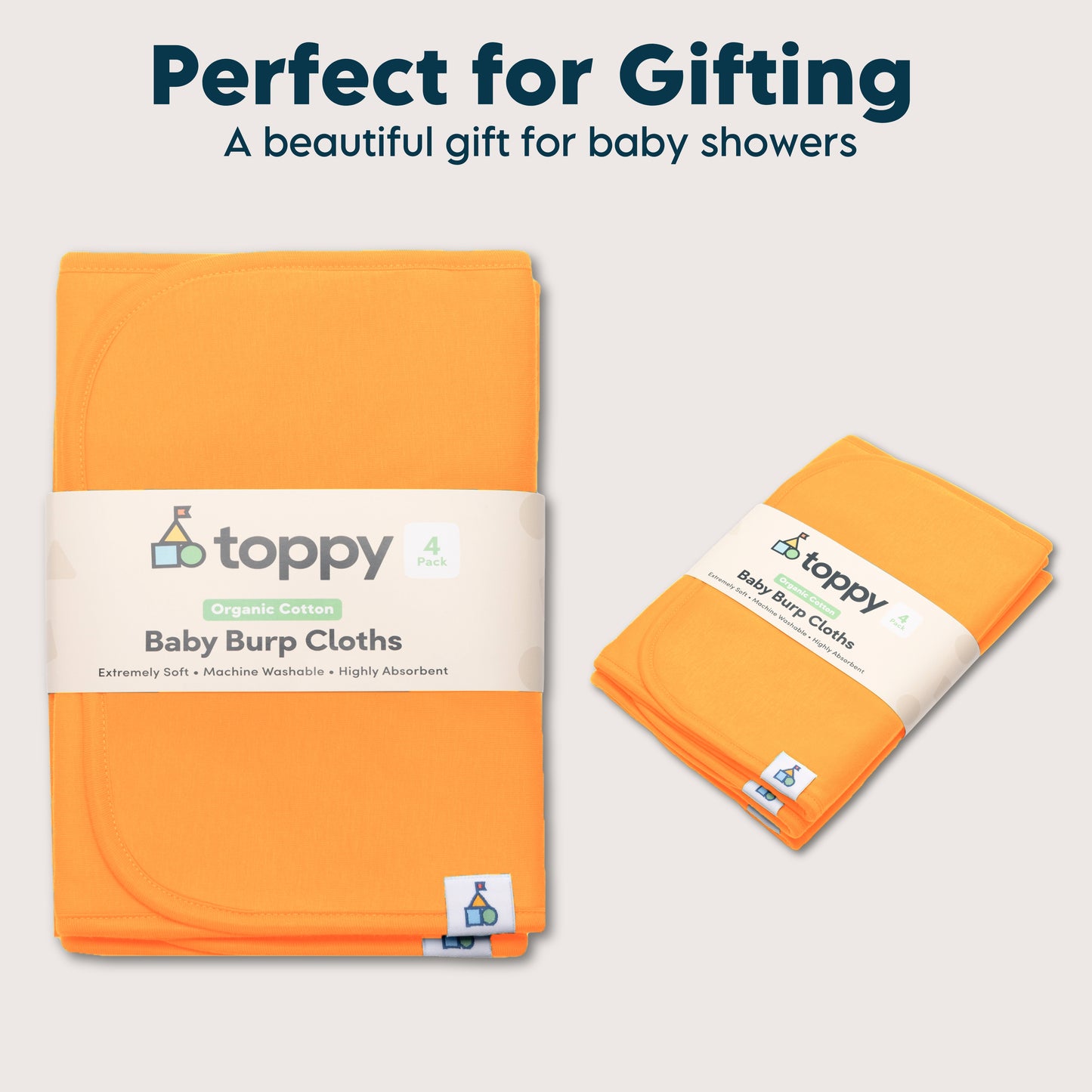 Organic Cotton Burp Cloths